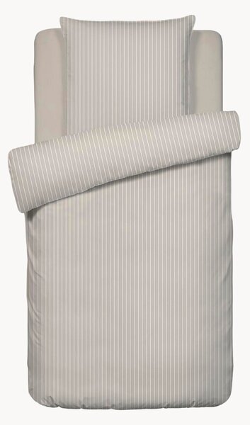 Set lenzuola in raso di cotone Rayures Élégantes, varie misure
