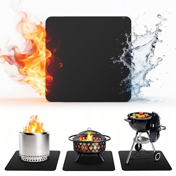 Tappetino resistente per barbecue, 59 inch, ignifugo e impermeabile