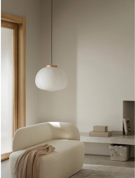 Scatole in set con coperchio beige in finta pelle 2 pz 40x30x11 cm Sahla – Blomus