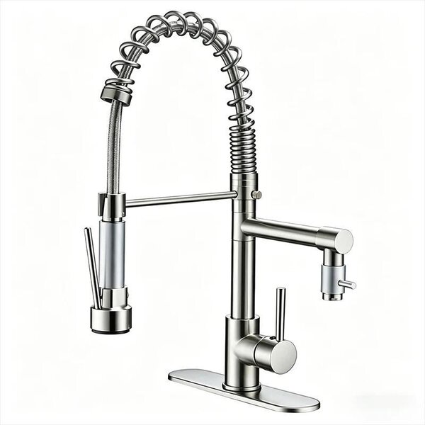 Rubinetto con sensore - Miscelatore per cucina e bagno - Montaggio a incasso - Acciaio inossidabile 304 - Monocomando a foro singolo - Acqua calda e fredda - Cartuccia in Vetroceramica - Colore 12