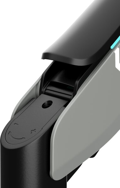 Supporto per monitor da 49" grigio-nero con LED RGB X-ARM