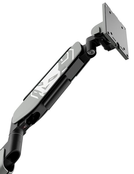 Supporto per monitor da 49" grigio-nero con LED RGB X-ARM
