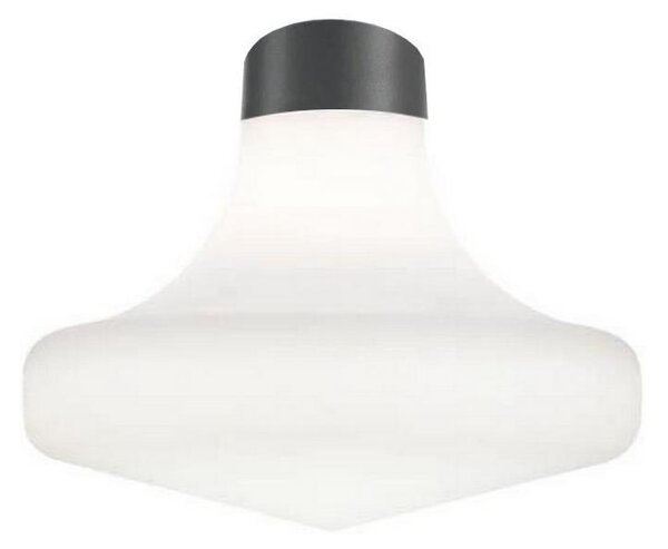 Ideal Lux - Plafoniera da esterno CLIO 1xE27/42W/230V IP44 antracite