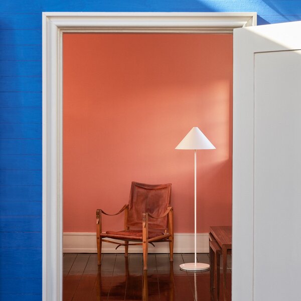 Lampada da terra Louis Poulsen, Keglen, dimmerabile, Bianco, Soggiorno, Metallo, Design