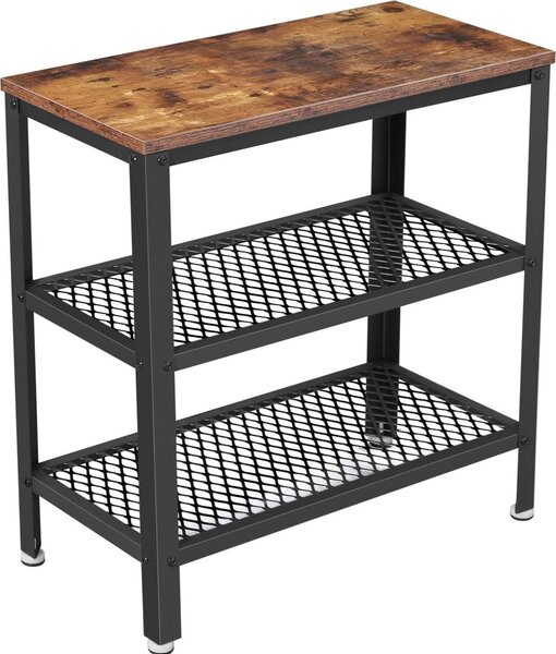 Tavolino con vano portaoggetti 60 x 30 x 60 cm - Design moderno, stabile, versatile e salvaspazio
