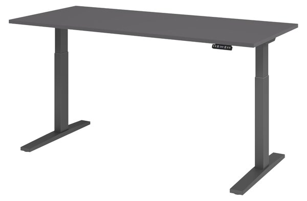 Scrivania elettrica bümö XMKA - Finitura: grafite, struttura: grafite, dimensioni: 180 x 80 cm