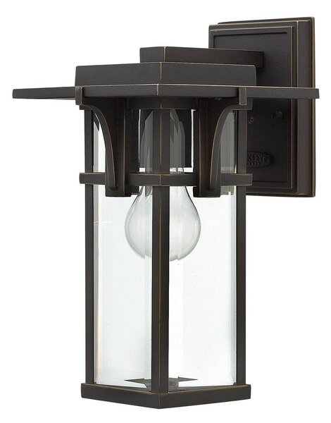 Applique da esterno 1xE27 nera Manhattan Hinkley HK-MANHATTAN2-S