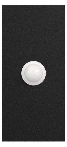Applique GU10 con Sensore di Movimento IP65 Bidirezione - Nera