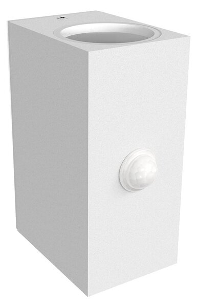 Applique GU10 con Sensore di Movimento IP65 Bidirezione - Bianca
