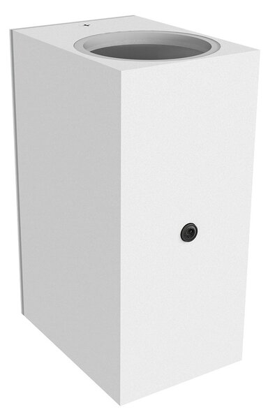 Applique Rettangolare 2xGU10 con Sensore Crepuscolare IP65 - Bianco
