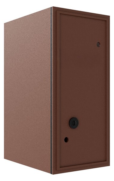 Applique Rettangolare 2xGU10 con Sensore Crepuscolare IP65 - Corten