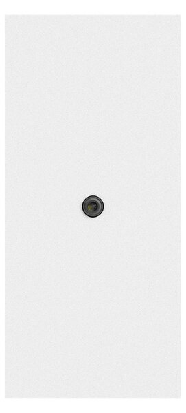 Applique Rettangolare 2xGU10 con Sensore Crepuscolare IP65 - Bianco
