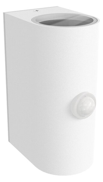 Applique Stondata 2xGU10 con Sensore di Movimento IP65 - Bianca