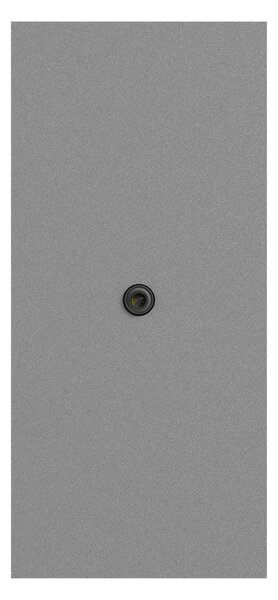 Applique Rettangolare 2xGU10 con Sensore Crepuscolare IP65 - Grigia