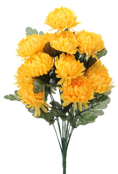 Set 3 Cespugli di Astro con 14 Fiori H 46 cm
