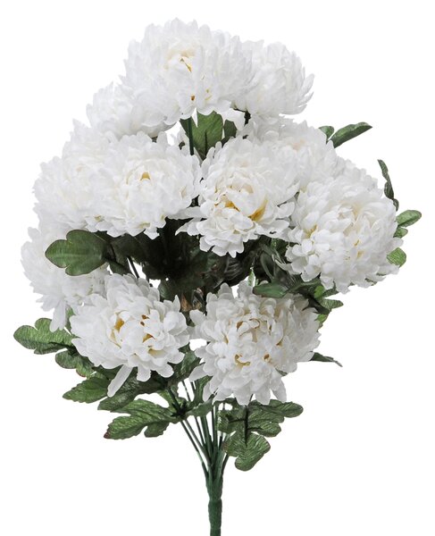 Set 3 Cespugli di Astro con 14 Fiori H 46 cm