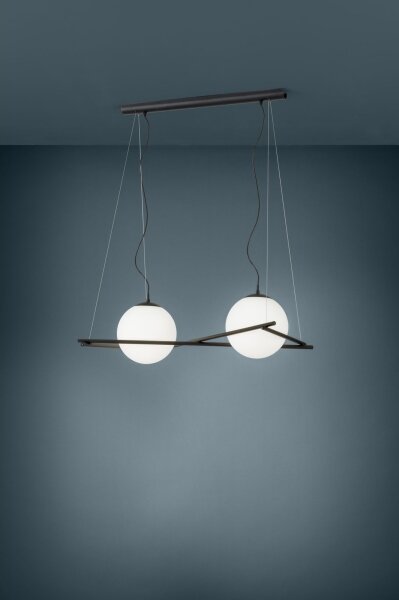 Eglo 39592 - Lampada a sospensione con cavo SALVEZINAS 2xE27/25W/230V