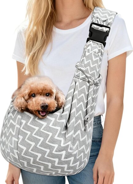 Borsa da trasporto per cani fino a 7,5 kg - Borsa frontale per passeggiate e viaggi