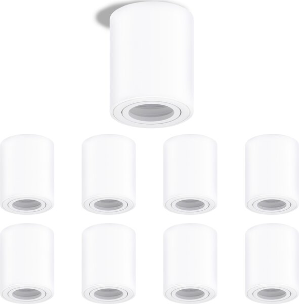 Oktaplex 9 pezzi cornice per faretto da superficie GU10 / moduli LED bianco faretto da soffitto