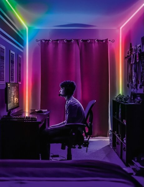 Osram - Striscia LED RGB dimmerabile NEON FLEX 2m LED/4W/5V + telecomando