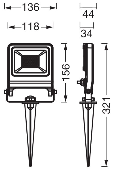 Osram - Proiettore LED ENDURA LED/20W/230V IP65
