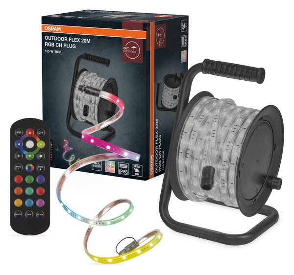 Osram - Striscia LED RGB dimmerabile per esterni FLEX 20m LED/135W/230V IP65 + telecomando