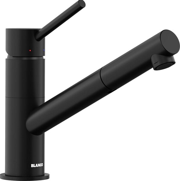 Miscelatore da cucina Blanco KANO-S nero opaco 526668