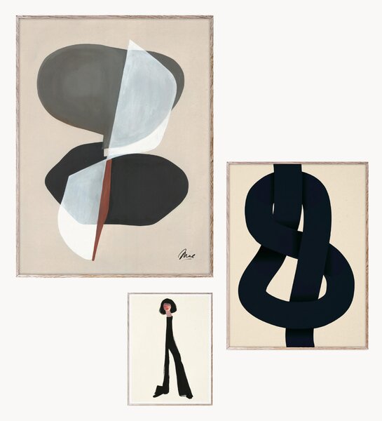 Set di 3 poster con cornice Artwall No. 10