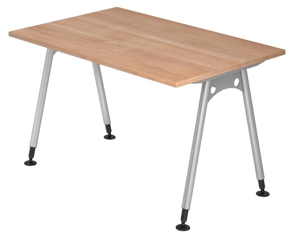 Bümö Scrivania Serie A - Dimensioni: 120 x 80 cm, Decorazione: Noce