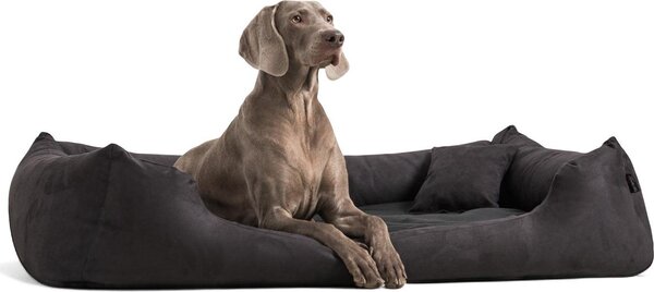 Tierlando MORITZ SOFT divano per cani M - XXL 90 110 130 160 cm - Dimensioni: 90x75cm | Colore: 03 Nero