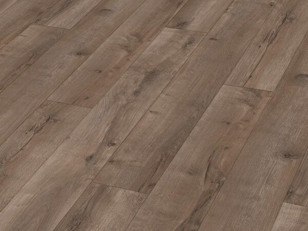 MEISTER Pavimento di design MeisterDesign. rigid RL 400 S Risseiche Terra scuro 7433 - 1830 x 197 x 6 mm