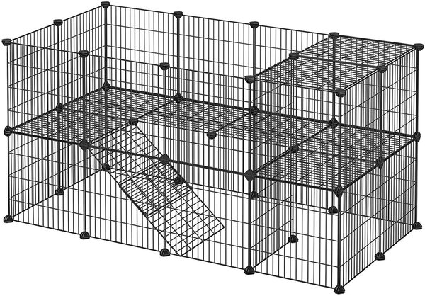 Recinto Per Animali - Leobert - Nero - 143 X 73 X 71 Cm