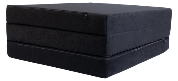 Materasso pieghevole per ospiti 16. Nero L - 195x80x9 cm W389 16 FORTISLINE