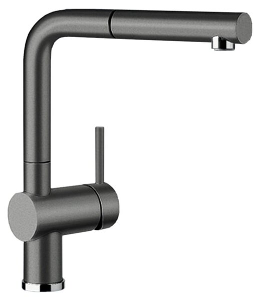 Miscelatore per lavello con doccia Blanco LINUS-S rock grey 518813