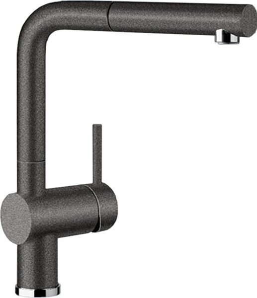 BLANCO LINUS-S SILGRANIT look antracite Miscelatore da cucina ad alta pressione con getto flessibile