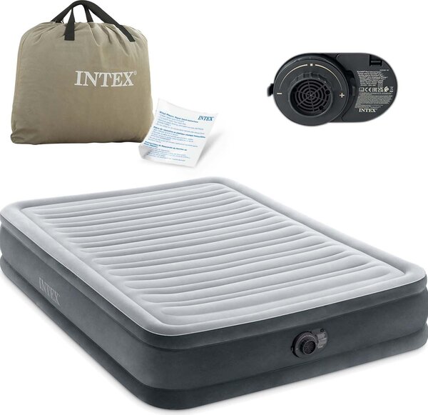Intex 67768ND Full Comfort-Plush Luchtbed met Ingebouwde Pomp 191x137x33cm