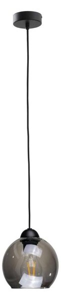 Lampadario a sospensione con filo UNO 1xE27/60W/230V nero/fumé