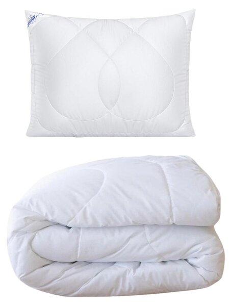 Set antiacaro per tutto l'anno: cuscino + coperta per tutto l'anno (70x90 cm, 140x200 cm)