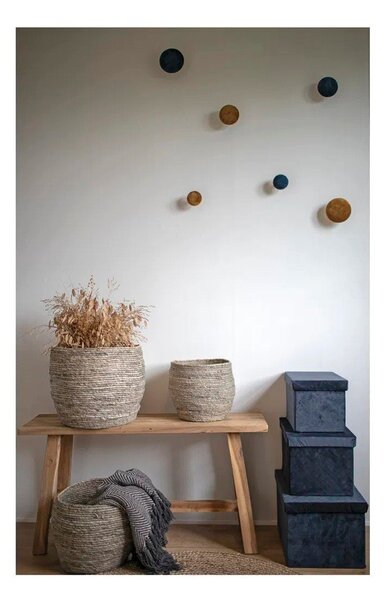 Panca da giardino marrone in legno massiccio Barcelona – House Nordic