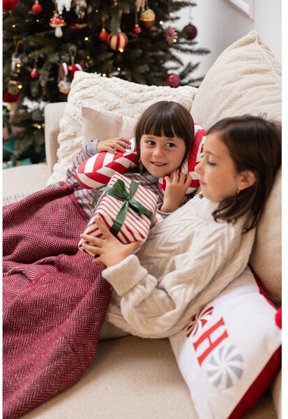 Cuscino decorativo con motivo natalizio 50x30 cm Candy Cane - Catherine Lansfield