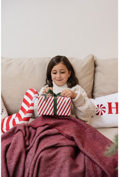 Cuscino decorativo con motivo natalizio 50x30 cm Candy Cane - Catherine Lansfield