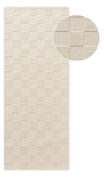 Passatoia color crema in lana tessuta a mano 80x200 cm Scala – Villeroy&Boch