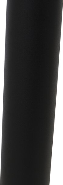 Lampada da esterno a stelo nera con globo trasparente 100 cm IP44 - Sfera