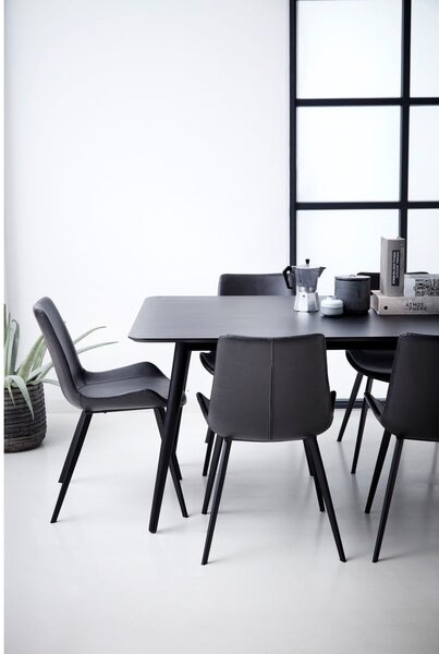 Sedia da pranzo in similpelle nera DAN-FORM Danimarca Hype - DAN-FORM Denmark