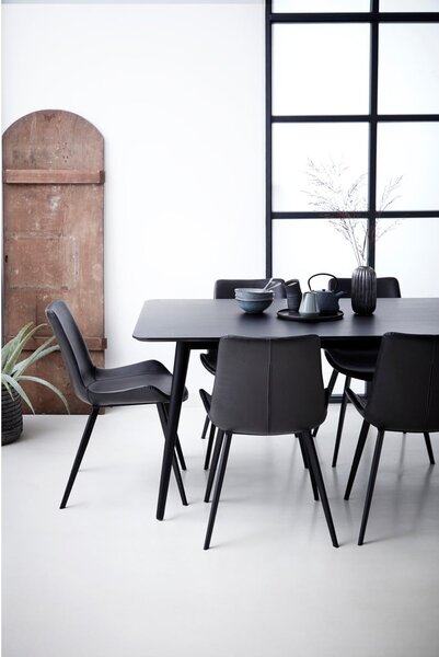Sedia da pranzo in similpelle nera DAN-FORM Danimarca Hype - DAN-FORM Denmark