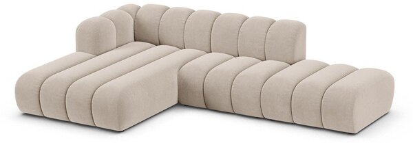 Divano angolare beige ad angolo sinistro Lupine - Micadoni Home