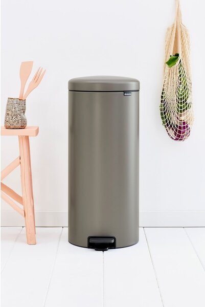 Bidone grigio in acciaio 30 l NewIcon - Brabantia