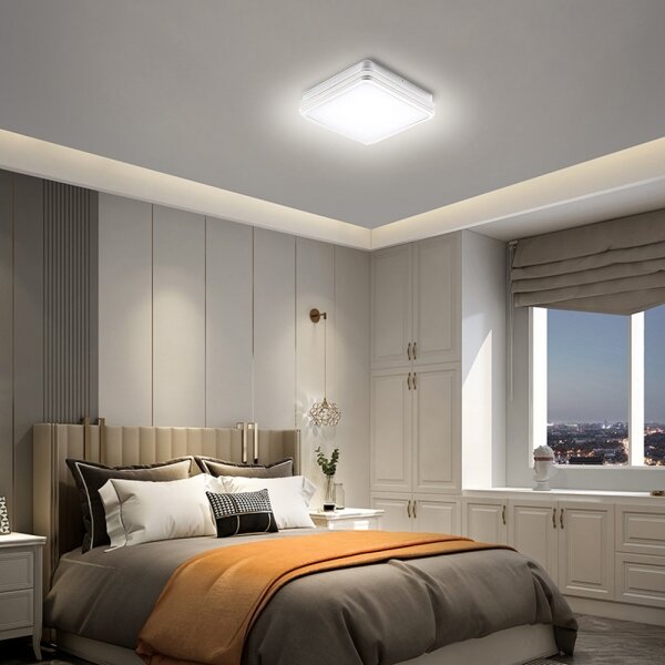 Brilagi - Lampada LED da esterno BENE LED/18W/230V 22x22 cm bianca IP54