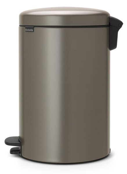 Cestino per la spazzatura grigio in acciaio con pedale 20 l NewIcon – Brabantia