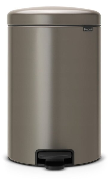 Cestino per la spazzatura grigio in acciaio con pedale 20 l NewIcon – Brabantia